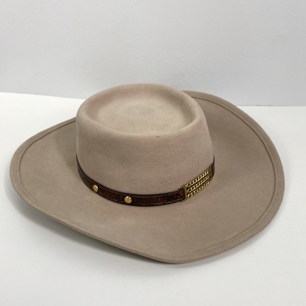 Eddy Bros. Bar Ranch Vintage Tan Cowboy Wool Hat